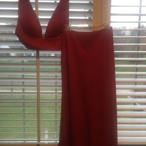 2 piece gorgeous gown